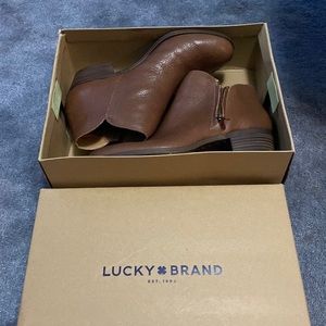 New in Box Lucky Brand Ankle boots Size 8.5